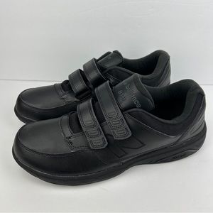 New Balance Mens 813 MW813HBK Black Casual Shoes Sneakers Size 11.5 D Hook Loop